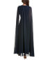 Kay Unger Freya Cape Gown Women's