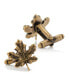 Men's 3D Maple Leaf Cufflinks