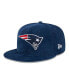 Men's Navy New England Patriots Throwback Cord 59FIFTY Fitted Hat