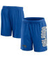 Men's Blue Orlando Magic Post Up Mesh Shorts