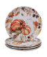 Harvest Splash Dinner Plate, Set of 4