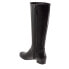 Trotters Misty T2165-001 Womens Black Narrow Leather Zipper Knee High Boots