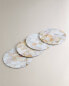 Mother-of-pearl coasters (pack of 4)