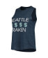 Женская пижама Concepts Sport Womens Deep Sea Blue, Gray Seattle Kraken Meter Tank Top and Pants Sleep Set