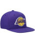 Men's Purple Los Angeles Lakers Ground 2.0 Snapback Hat