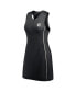 Women's Black Pittsburgh Steelers Studio Boost Athletic Half-Zip Dress