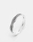 Kingsley Ryan sterling silver overlapping ring in silver