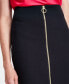 Women's Ponte Zip-Front Pencil Skirt, Created for Macy's