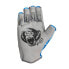 Fish Monkey Pro 365 Guide Glove, Exposed Fingers, Blue Water Camo, Large