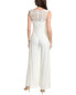 Rene Ruiz Lace Bodice Jumpsuit Women's White 18