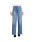 Petite Recover High Rise Wide Leg Blue Jeans