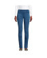 Women's Tall Starfish Mid Rise Knit Denim Straight Jeans