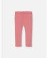 Little Girls Super Soft Brushed Rib Leggings Light Pink - Toddler|Child