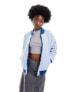 Nike reversible varsity bomber jacket in blue