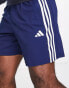 adidas Training Train Essentials 3 stripe shorts in navy