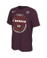 Men's and Women's Maroon Virginia Tech Hokies 2023 NCAA Women's Basketball Tournament March Madness Final Four Regional Champions Locker Room T-shirt