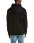 Rta Caine Linen-Trim Hoodie Men's Black S