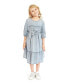 Big Girls Pure Love Dress - Mid Denim