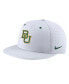 Men's White Baylor Bears Aero True Baseball Performance Fitted Hat