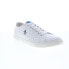 Original Penguin Petey Stripe Lace Up Mens White Lifestyle Sneakers Shoes