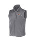 Men's NFL x Darius Rucker Collection by Gray Denver Broncos Polar Fleece Full-Zip Vest