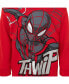 Toddler Boys Avengers Spider-Man Fleece Pullover Hoodie and Jogger and Pants Outfit Set to (2T - 18-20)