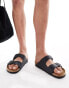 Birkenstock Arizona sandals in black Oiled Leather