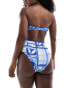 Ripcurl santorini sun high waist bikini bottom in blue