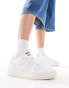 Levi's Glide L chunky trainers with patch logo in white and navy