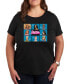 Air Waves Trendy Plus Size Barbie Graphic T-shirt