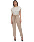 Women's Linen-Blend Tie Waist Pants