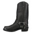 Dingo Chopper Square Toe Motorcycle Mens Black Casual Boots DI19053