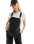 DTT Maternity Lucy denim dungarees in washed black