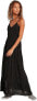 Volcom 290355 Women's Luv Hangover Maxi Dress Black, size S