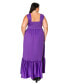 Plus Size Angelika Ruffled Hem Maxi Dress