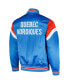 Men's Blue Quebec Nordiques Midweight Satin Full-Snap Jacket