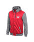 Men's Scarlet Nebraska Huskers Robinson Hoodie Full-Snap Jacket