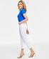 Women's High Rise Crop Flare Jeans, Created for Macy's