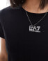 EA7 t-shirt in black with chest logo