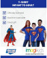 Toddler Boys Justice League Batman Superman Wonder Woman Matching Family T-Shirt to Adult