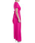 Women's Short-Sleeve Wide-Leg Jumpsuit