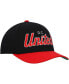 Men's Black D.C. United Team Script 2.0 Stretch Snapback Hat