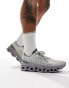 ON Cloudmonster running trainers in ice alloy