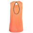 Diadora Super Light Be One Running Crew Neck Athletic Tank Top Womens Orange Cas