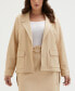 Plus Size Cargo Jacket