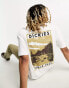 Dickies north plain short sleeve back print t-shirt in white- exclusive to asos