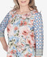 Scottsdale Women's Floral Geometric Triple Knot Top