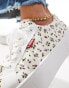 Levi's Tijuana trainers with all over floral print in white