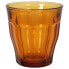 CONFORTIME Set 6 Glass 250ml Amber Picardie