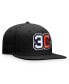 Men's Black 3's Company Core Snapback Hat